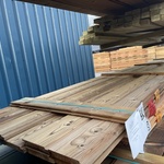 Ca. 18x Thermo Vuren Shiplap, 20x142mm, lengte 420cm